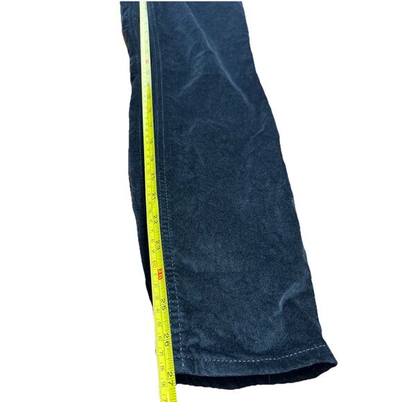 Express Black Velvet Pants Womens 8 Super High Rise Stretch Ankle Legging - Picture 11 of 13